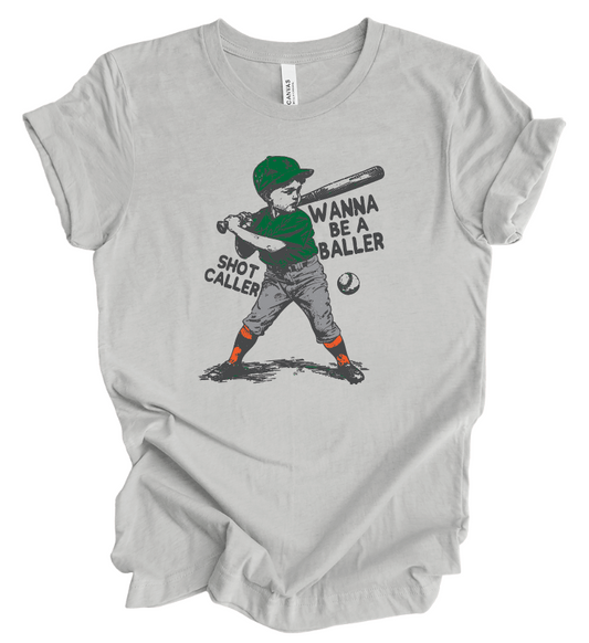 Vintage Baseball Boy Green/Orange