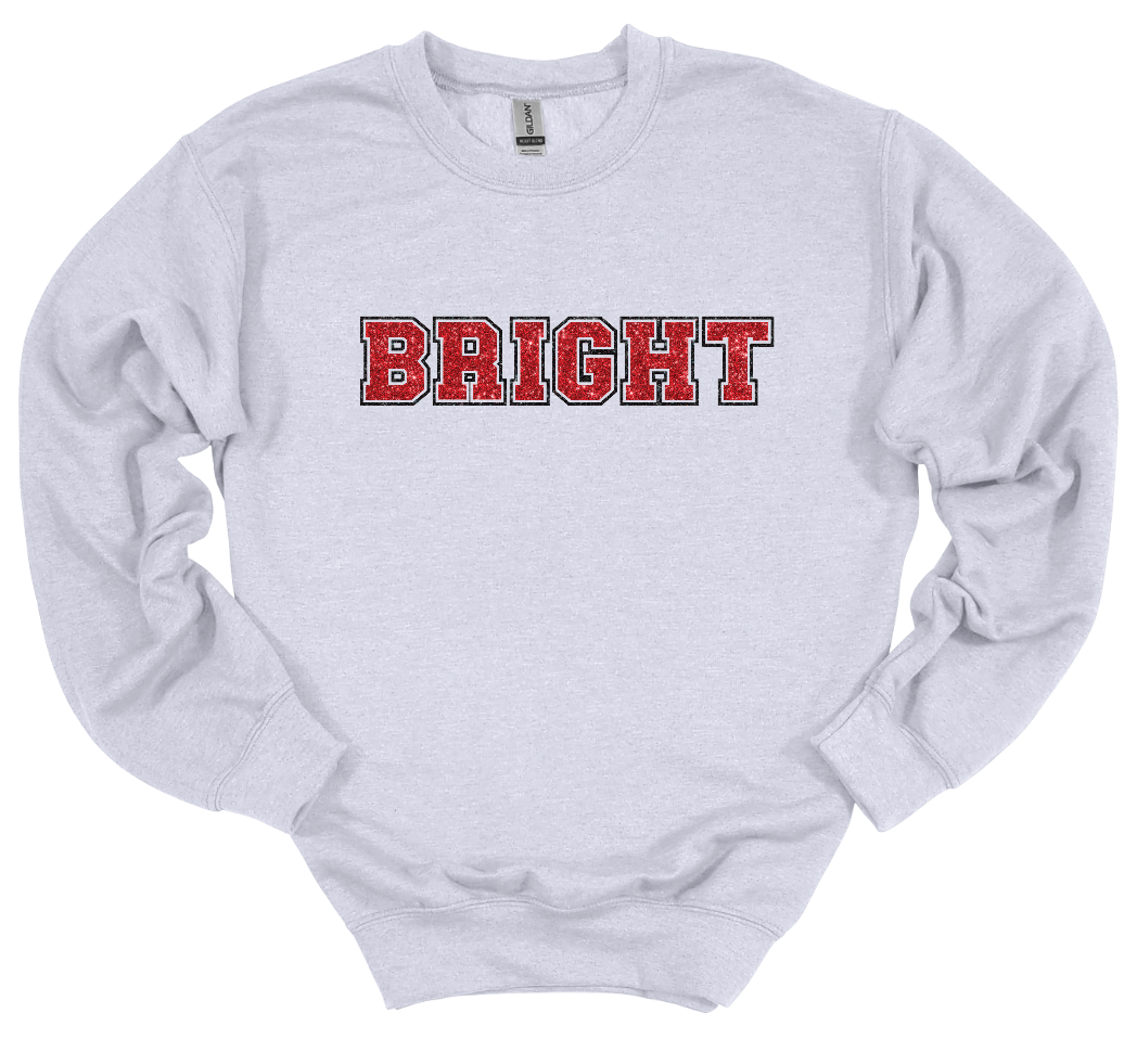 Bright - Faux Glitter Crew