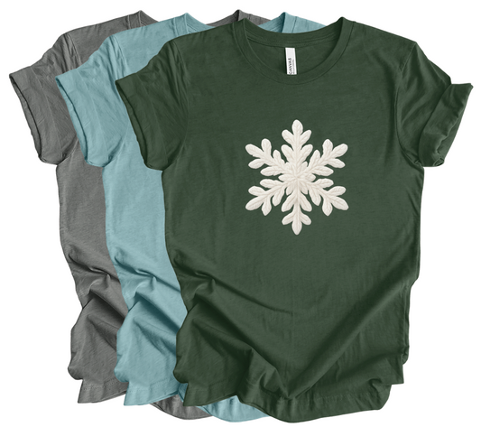 Snowflake - Faux Knitted