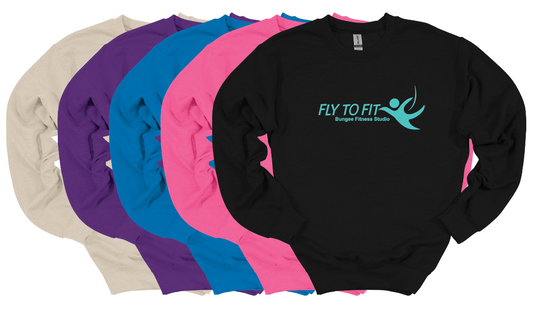 Fly To Fit - Gildan Crew Sweatshirt