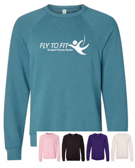 Fly To Fit - Bella+Canvas Crew Sweatshirt