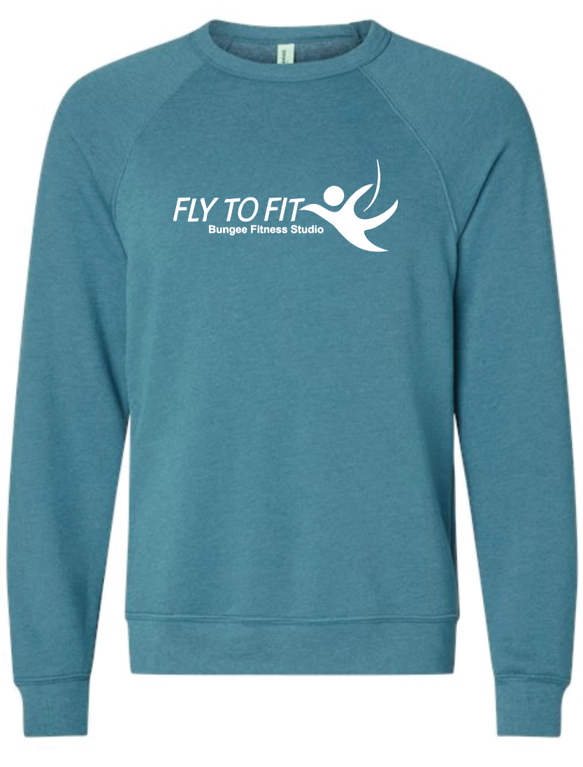 Fly To Fit - Bella+Canvas Crew Sweatshirt