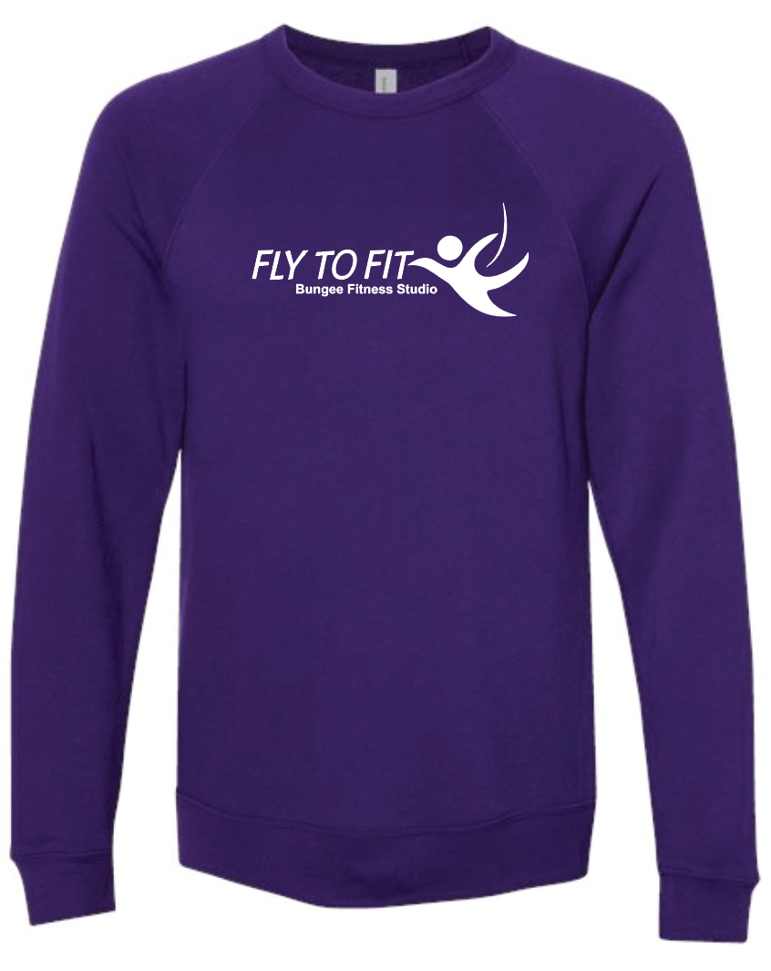 Fly To Fit - Bella+Canvas Crew Sweatshirt