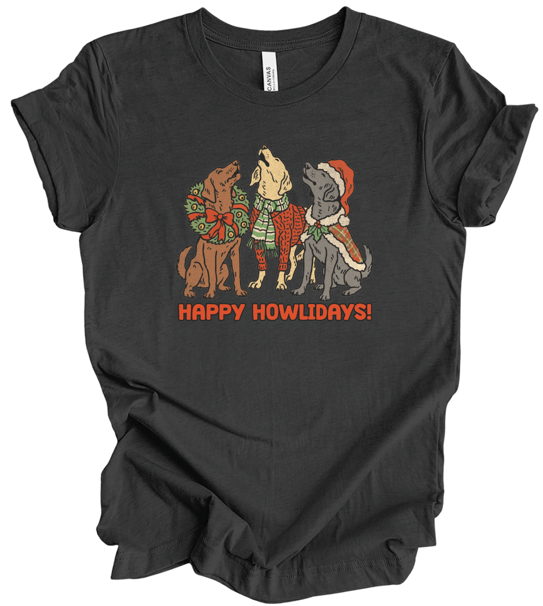 Happy Howlidays - 3 dogs
