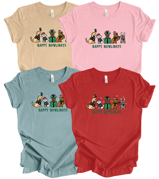 Happy Howlidays - 5 Dogs