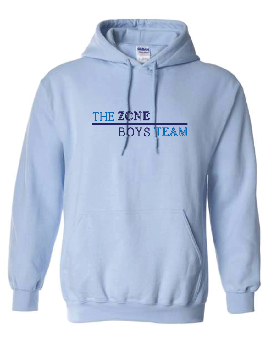 The Zone Boys Team Adult Crew or Hoodie