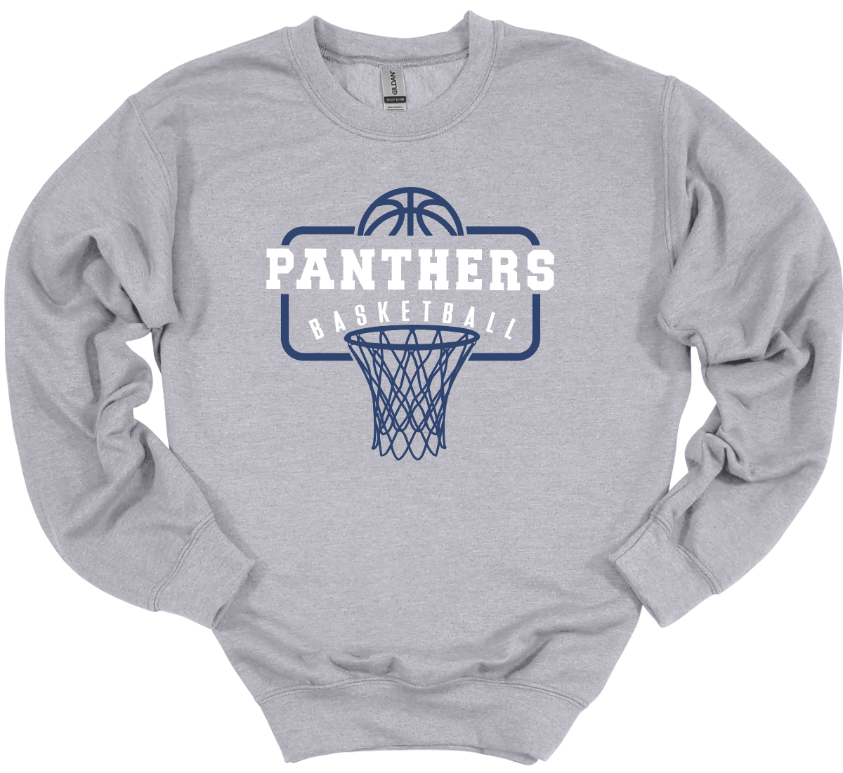 Panthers Basketball Hoop - Crew or Hoodie