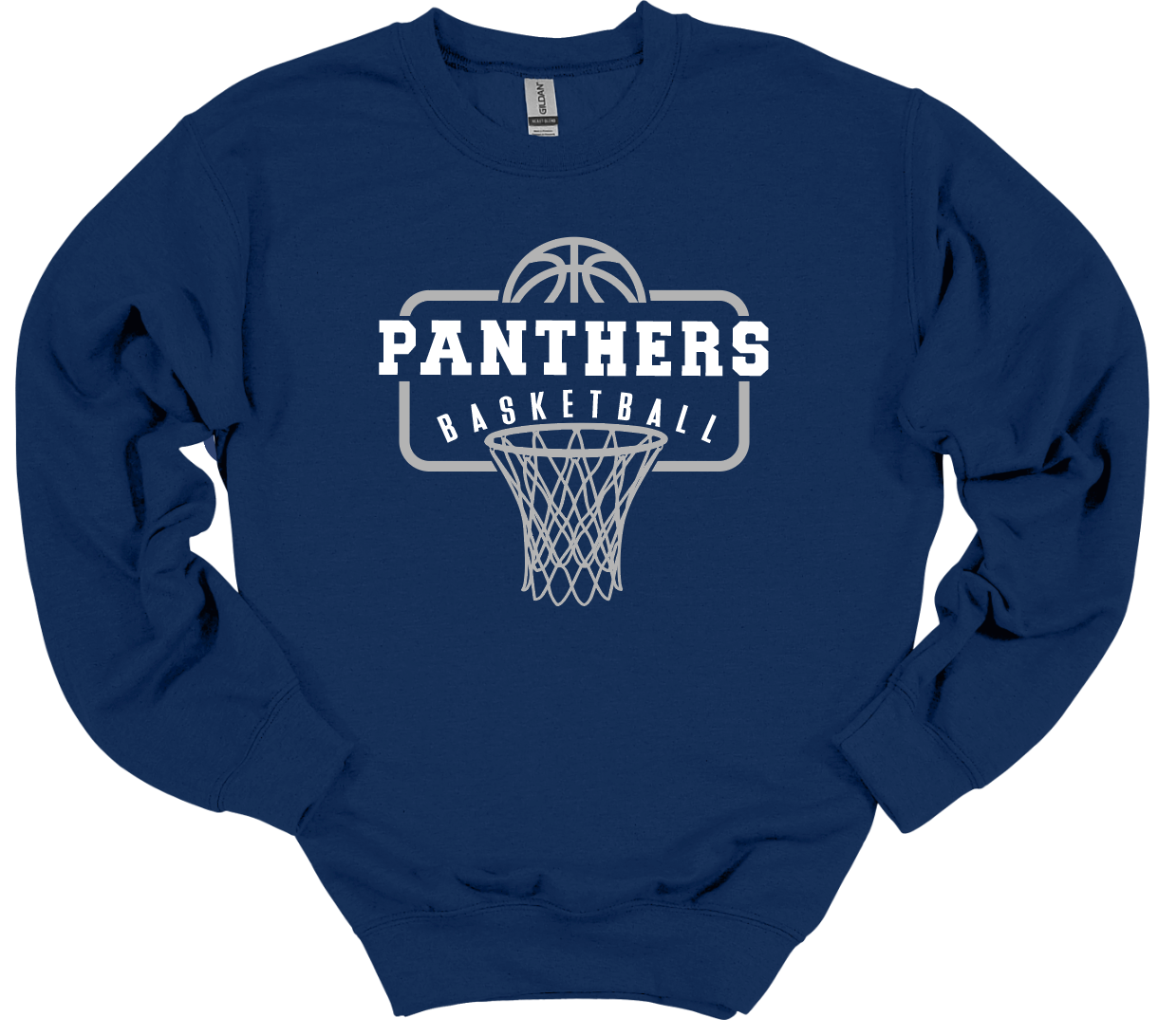 Panthers Basketball Hoop - Crew or Hoodie