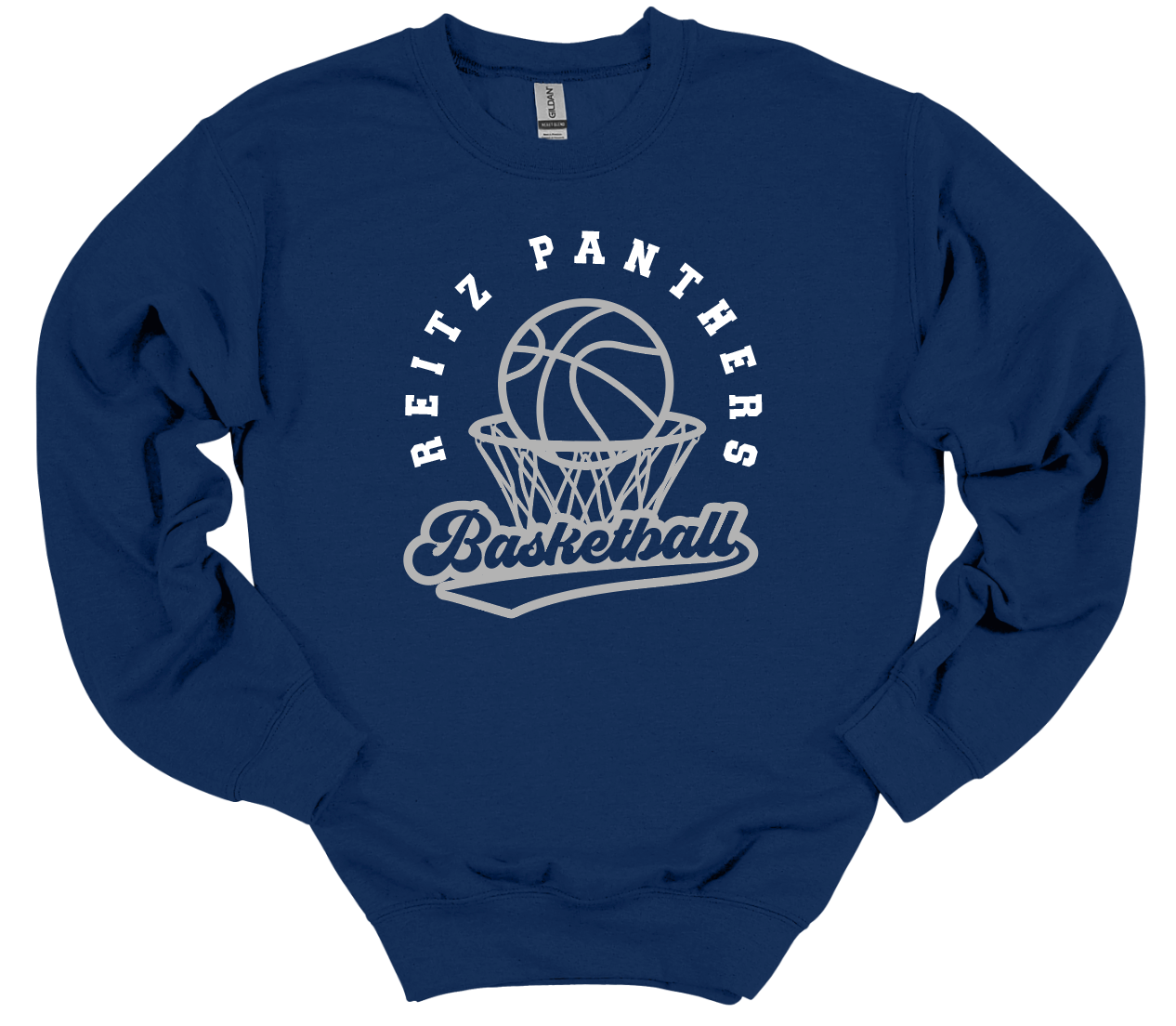 Panthers Basketball Vintage - Crew or Hoodie
