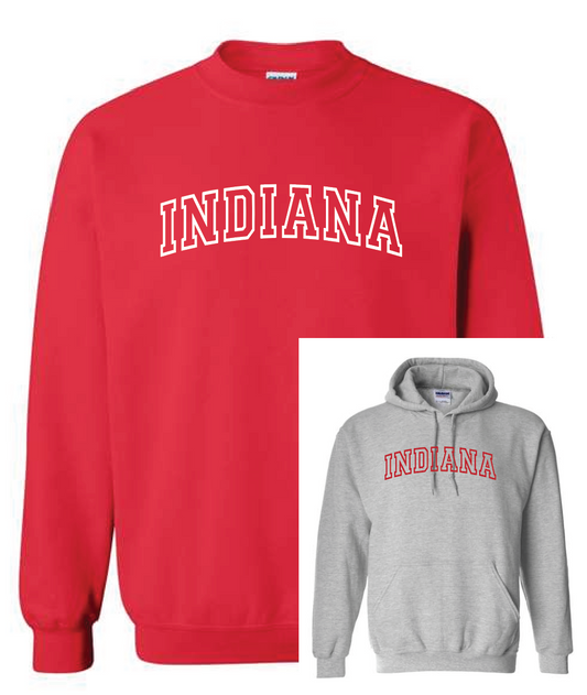 Indiana Crew or Hoodie Sweatshirt