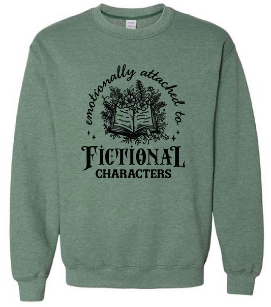 Emotionally Attached to Fictional Characters - Crew Sweatshirt