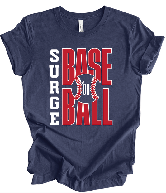 Surge Baseball w/ Custom Number