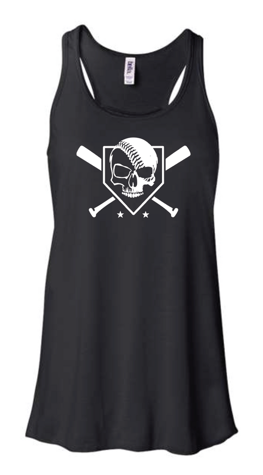 Raiders Skull+Crossbones Bella+Canvas Flowy Tank