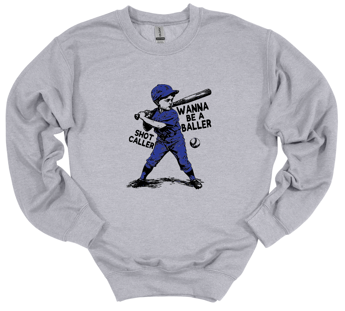 Raiders Vintage Baseball Boy Crew Sweatshirt