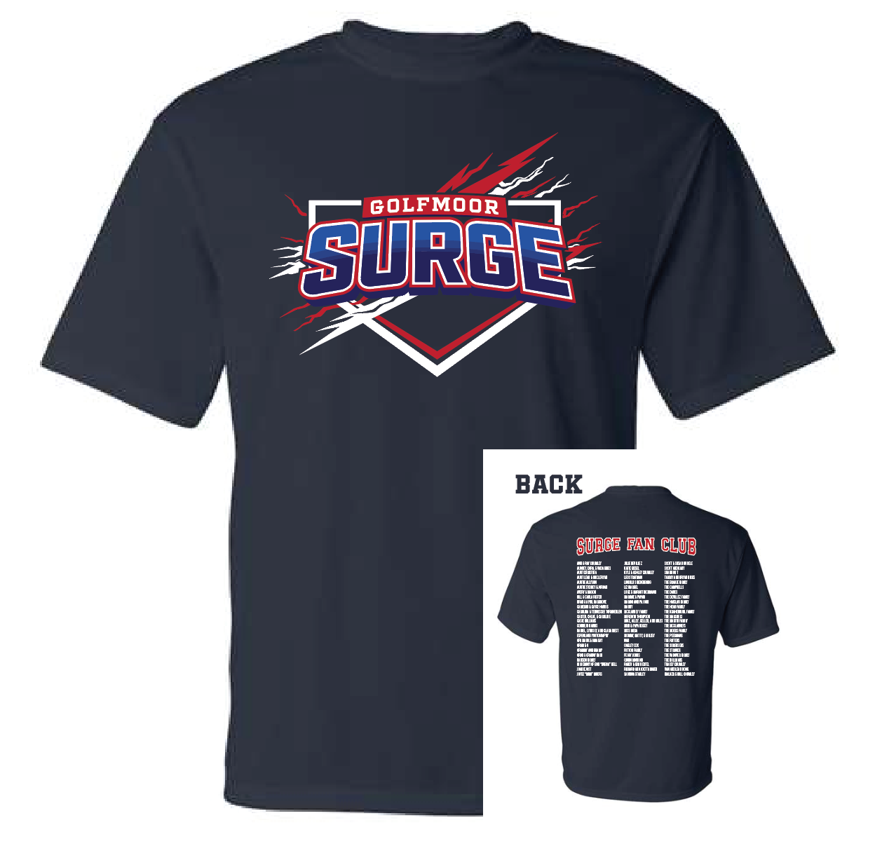 Golfmoor Surge We Got Your Back Dry-Fit