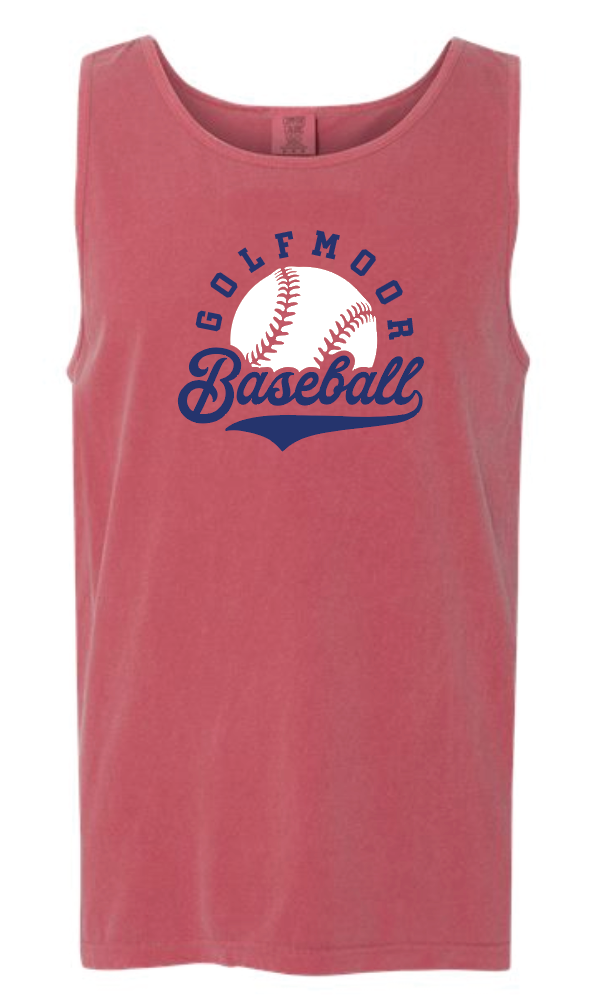 Golfmoor Baseball Tank - Red