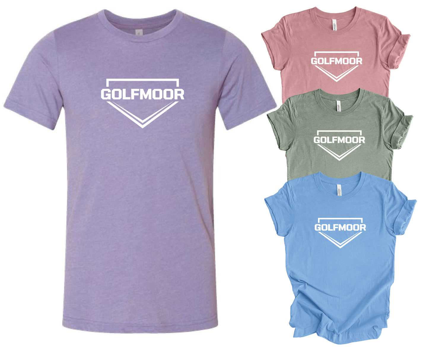 Golfmoor Logo - Pastel T-Shirt