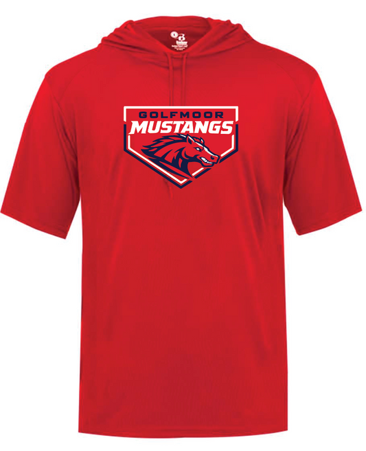 Golfmoor Mustangs Hooded Dry-Fit T-Shirt