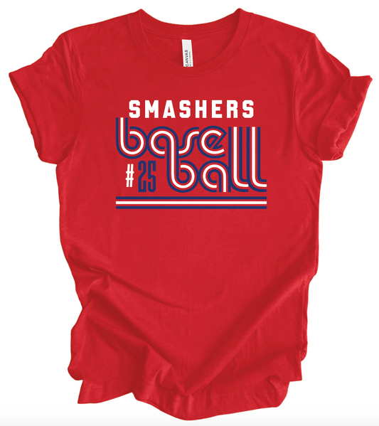 Smashers Baseball Retro w/ Custom Number