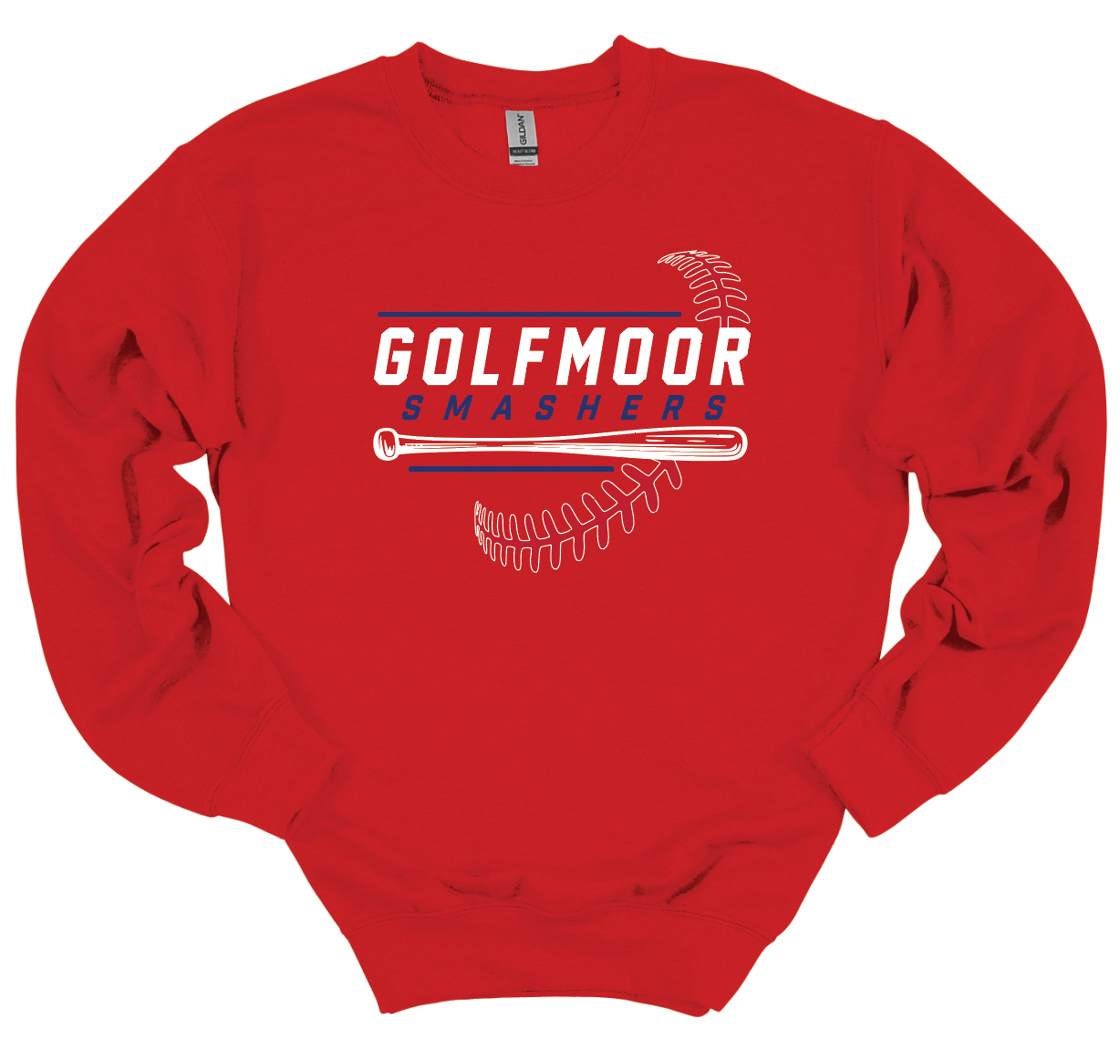 Golfmoor Smashers Baseball Crew Sweatshirt
