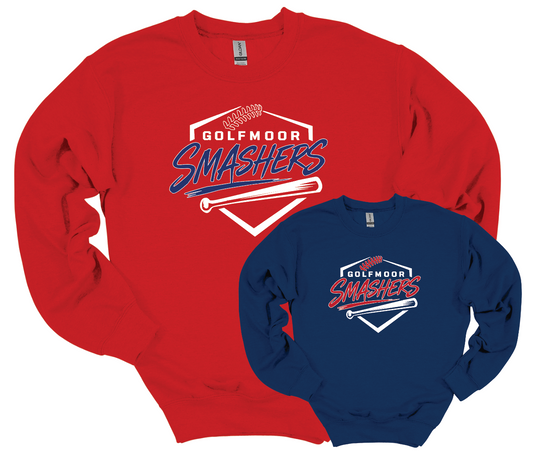 Golfmoor Smashers Diamond Crew Sweatshirt