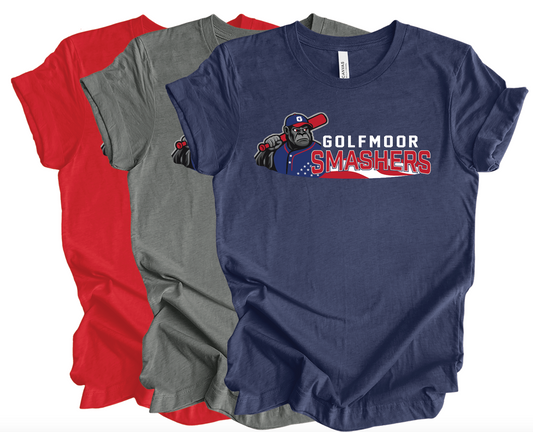Golfmoor Smashers Gorilla T-Shirt