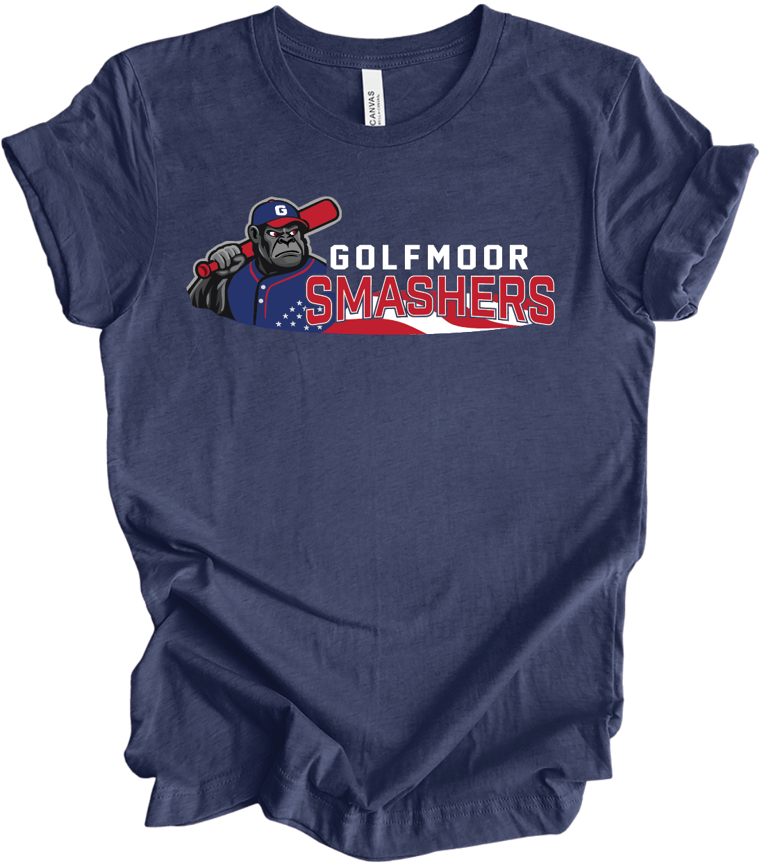 Golfmoor Smashers Gorilla T-Shirt