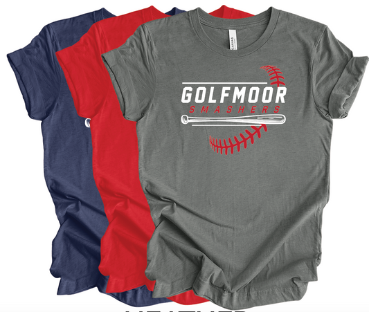 Golfmoor Smashers Baseball T-Shirt