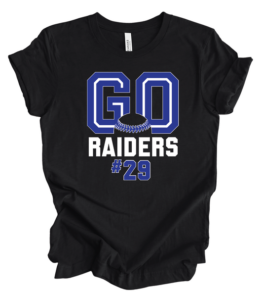 Go Raiders w/ Custom Number
