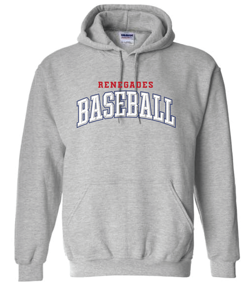 Renegades Baseball Grey Hoodie
