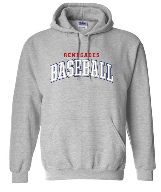 Renegades Baseball Grey Hoodie