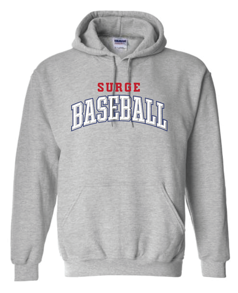 Surge Baseball Grey Hoodie