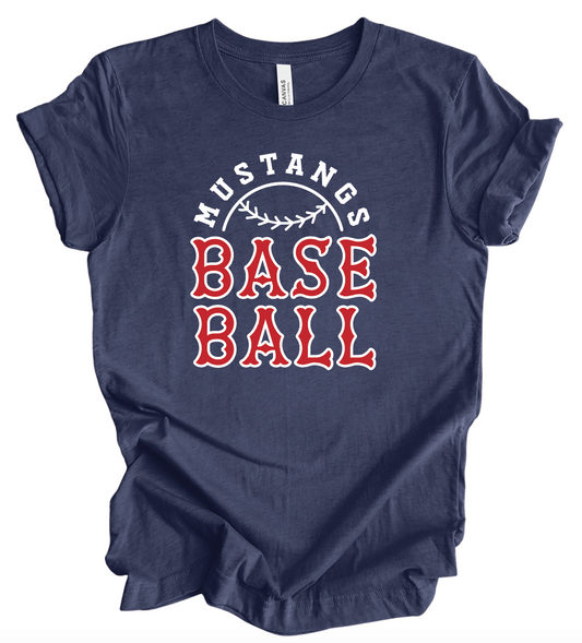 Mustangs Baseball - Sox Font