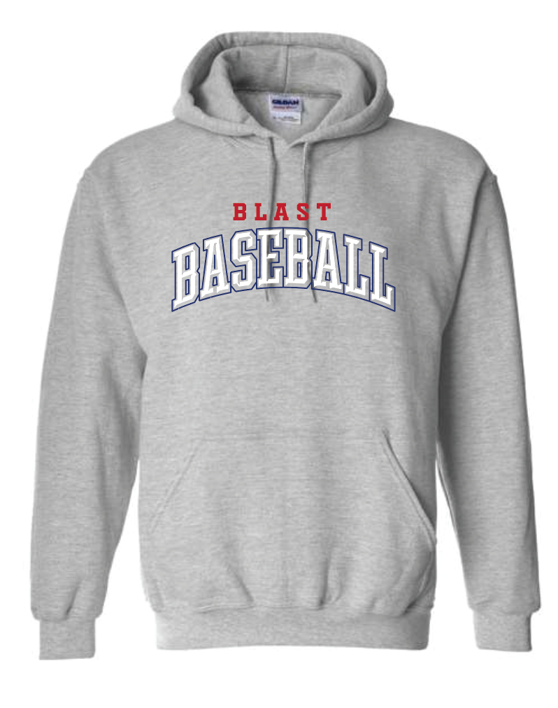 Blast Baseball Grey Hoodie