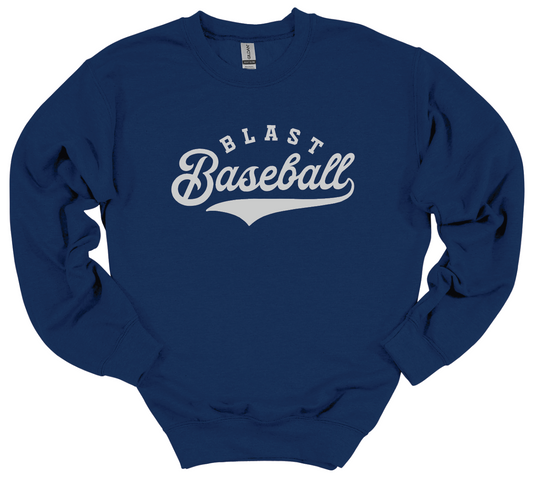 Blast Baseball Script Crew Sweatshirt