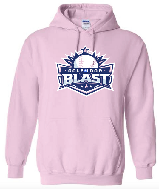 Blast Logo 1 Pink Hoodie