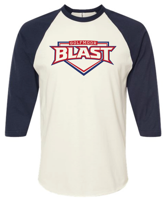 Blast Home Plate Logo Raglan