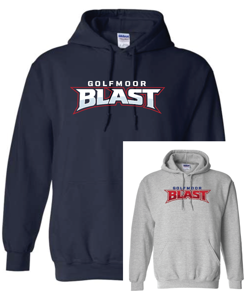 Blast Logo Text Hoodie
