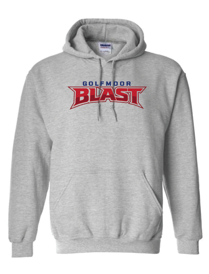 Blast Logo Text Hoodie