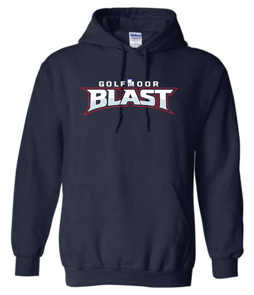 Blast Logo Text Hoodie