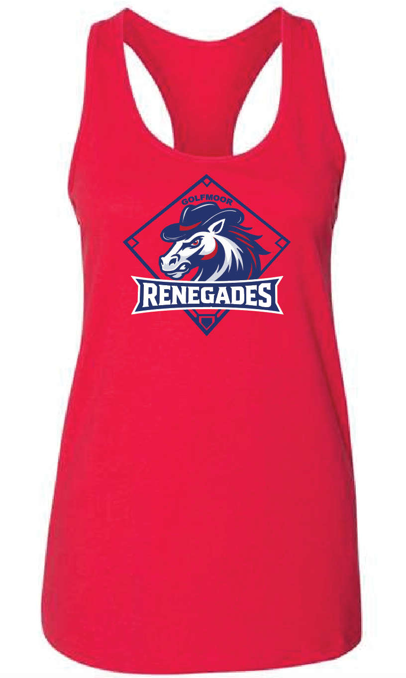 Renegades Horse Logo Bella+Canvas Racer Tank - WOMEN'S FIT