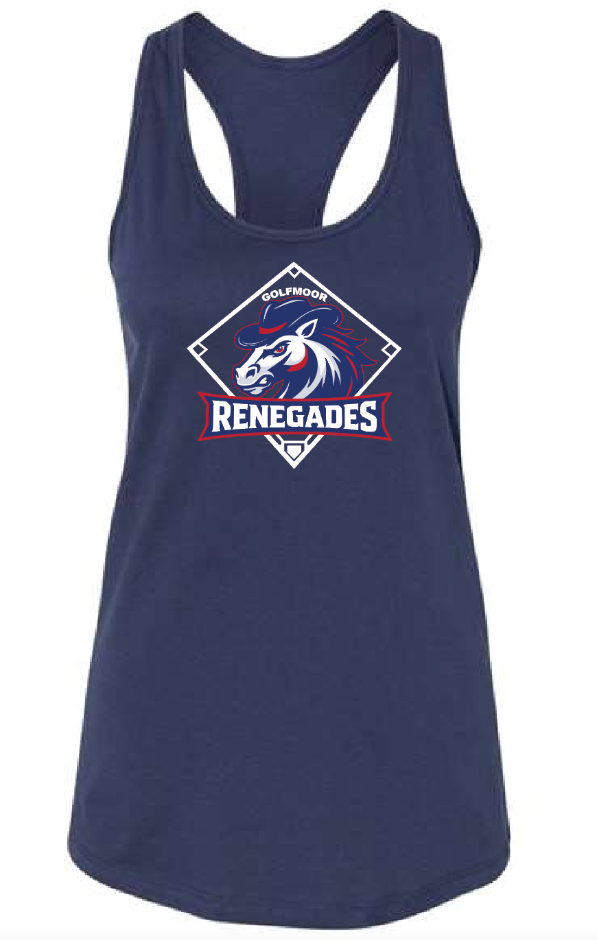 Renegades Horse Logo Bella+Canvas Racer Tank - WOMEN'S FIT