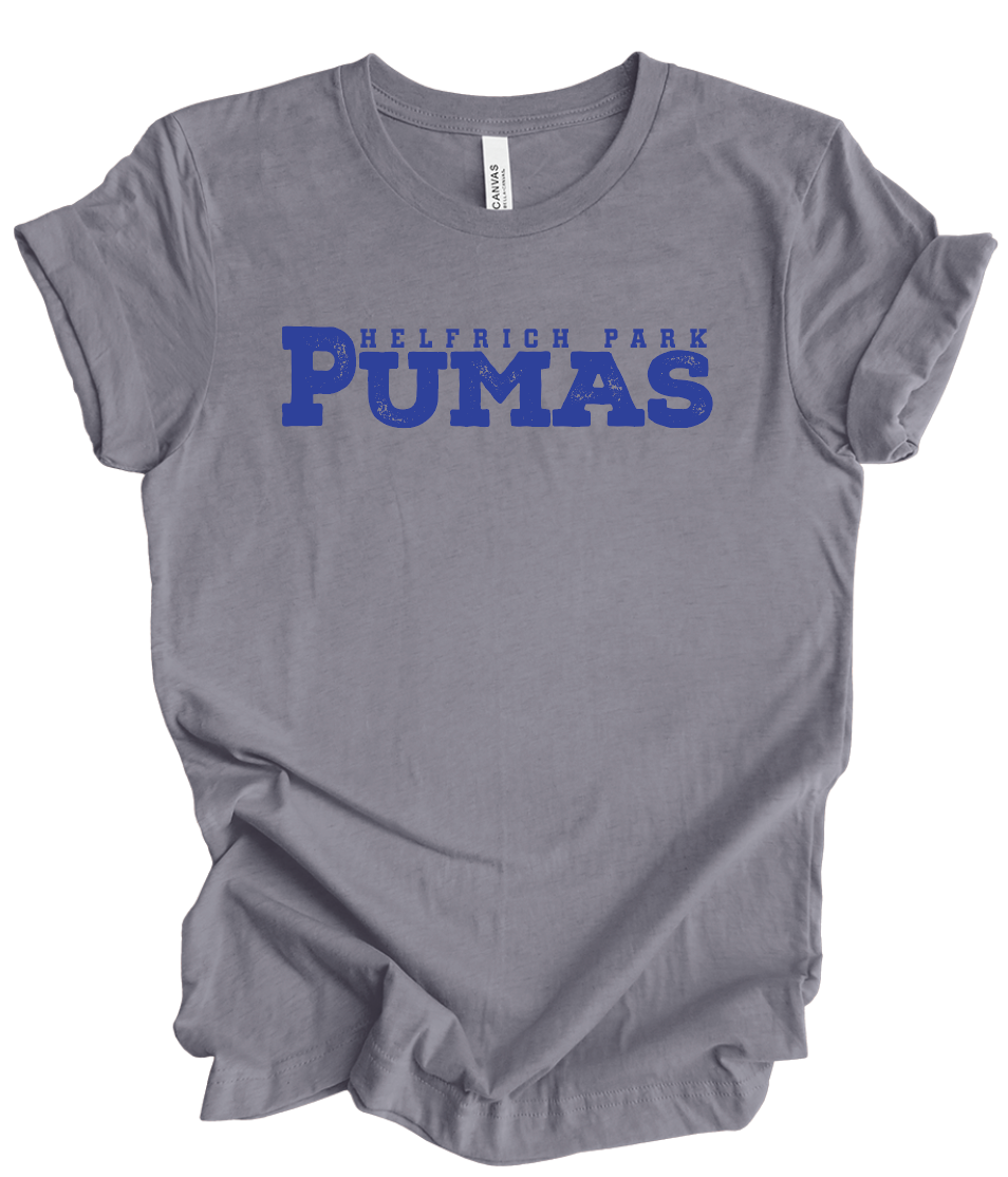 Helfrich Park Pumas Bold Letters