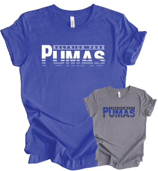 Helfrich Park Pumas Vintage Stripes