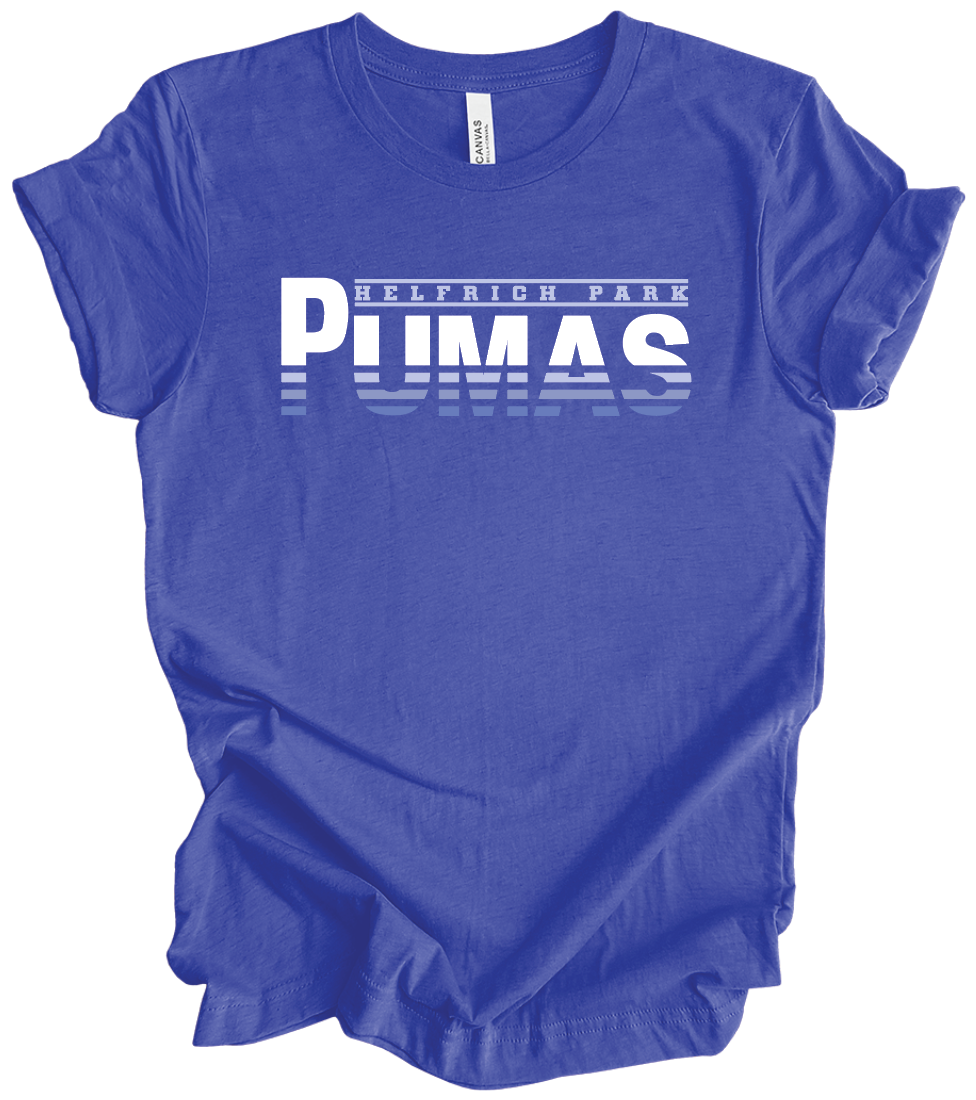 Helfrich Park Pumas Vintage Stripes