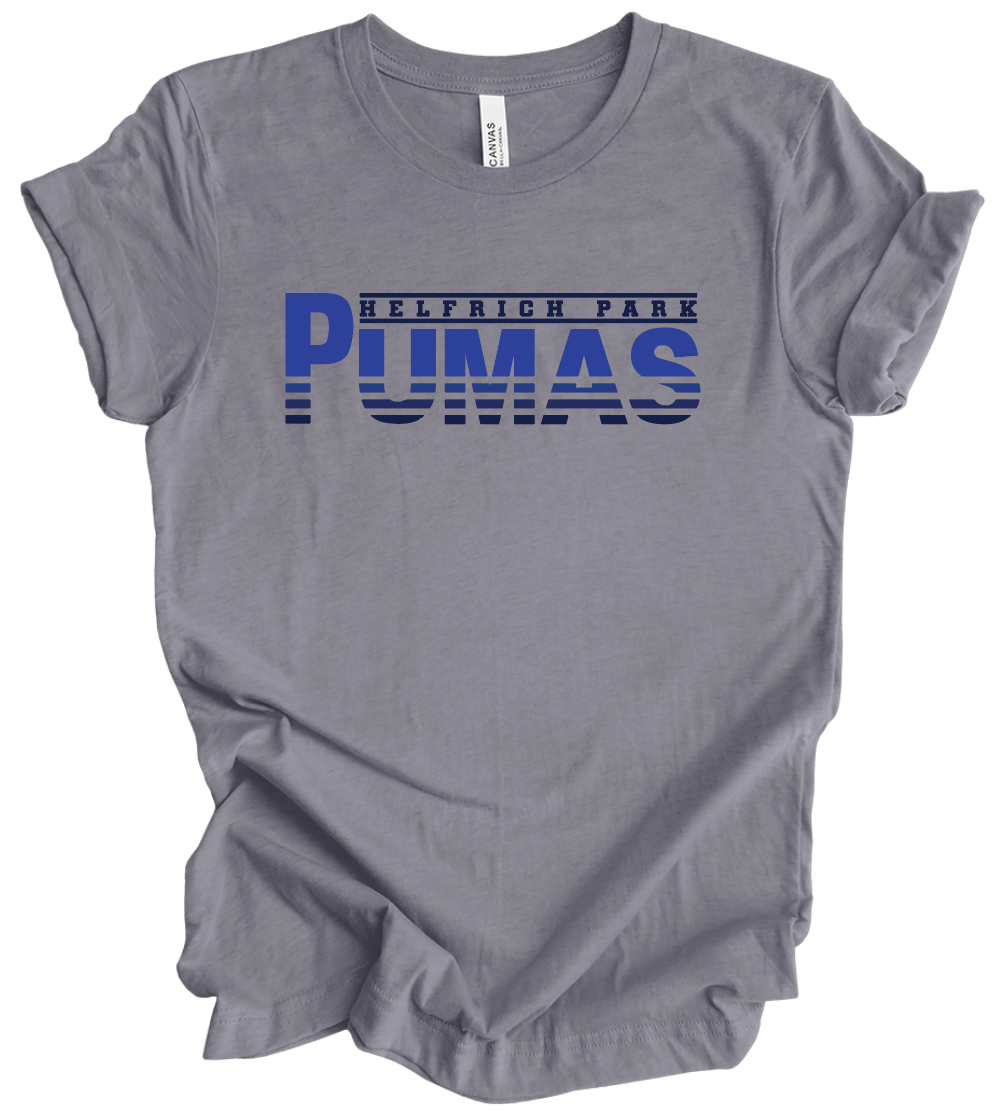 Helfrich Park Pumas Vintage Stripes