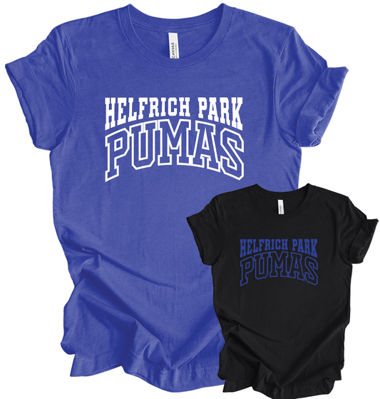 Helfrich Park Pumas Varsity Letters