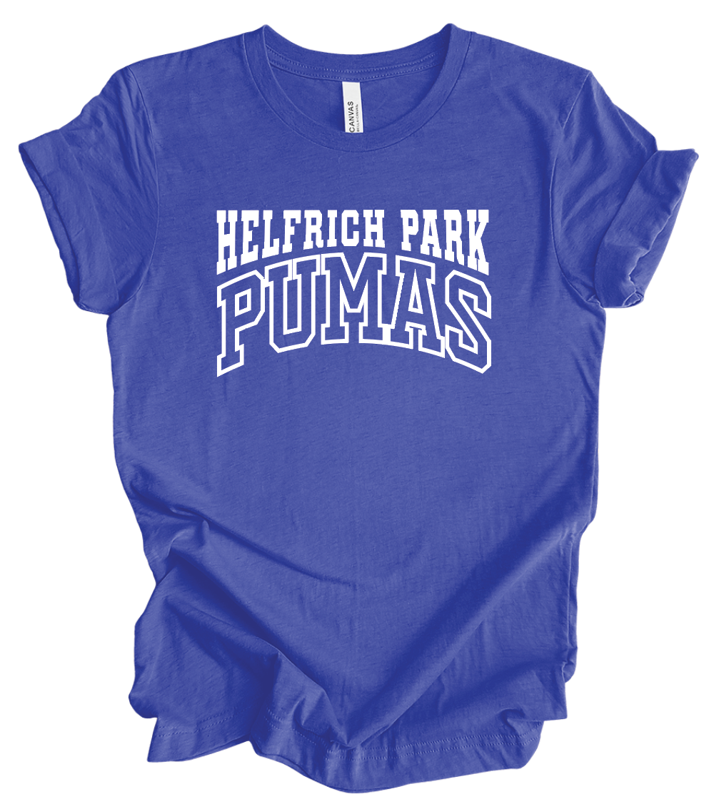 Helfrich Park Pumas Varsity Letters