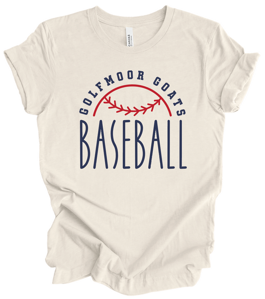 Goats Baseball Tall Letters