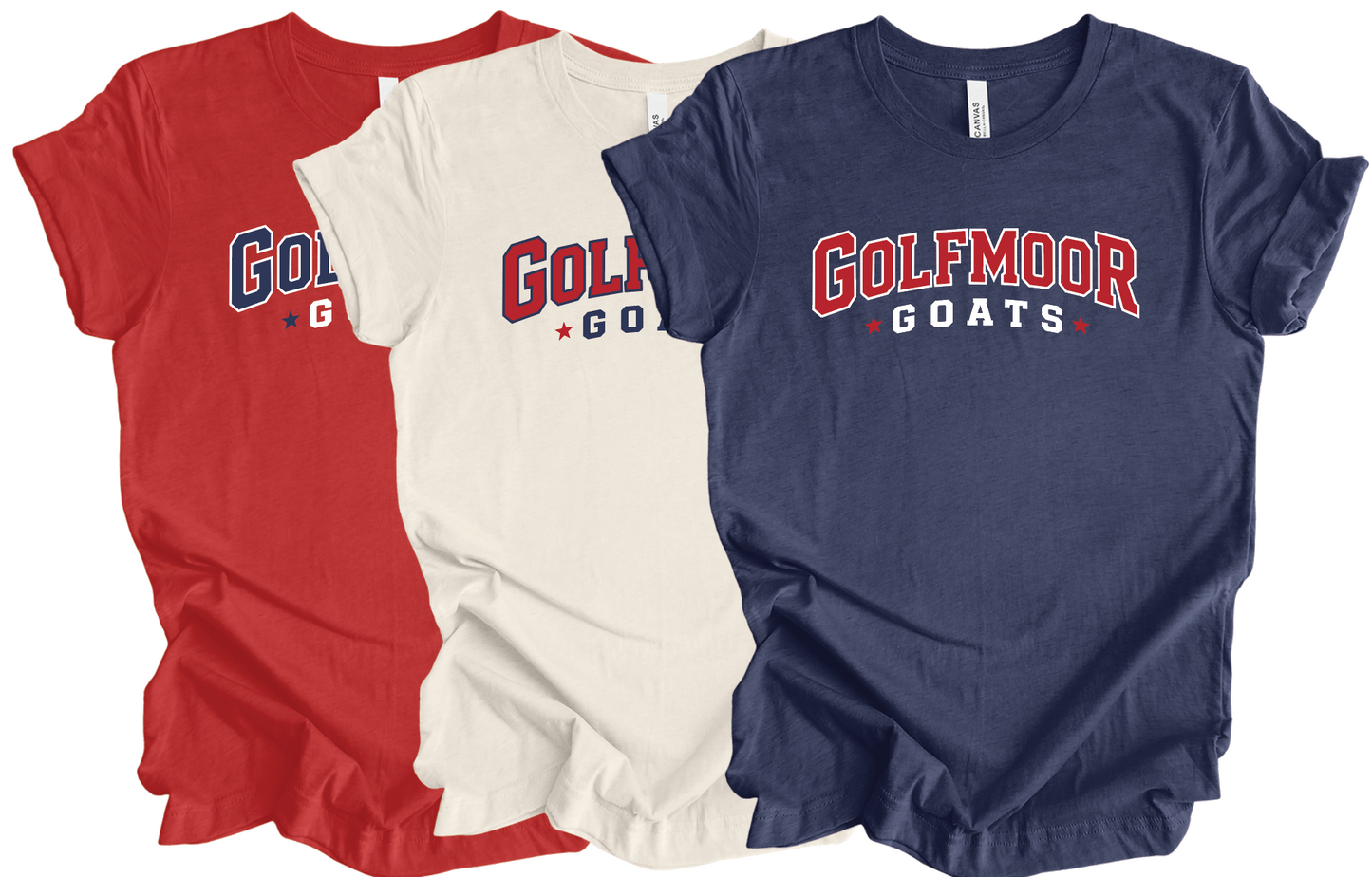 Golfmoor Goats Text Logo T-Shirt